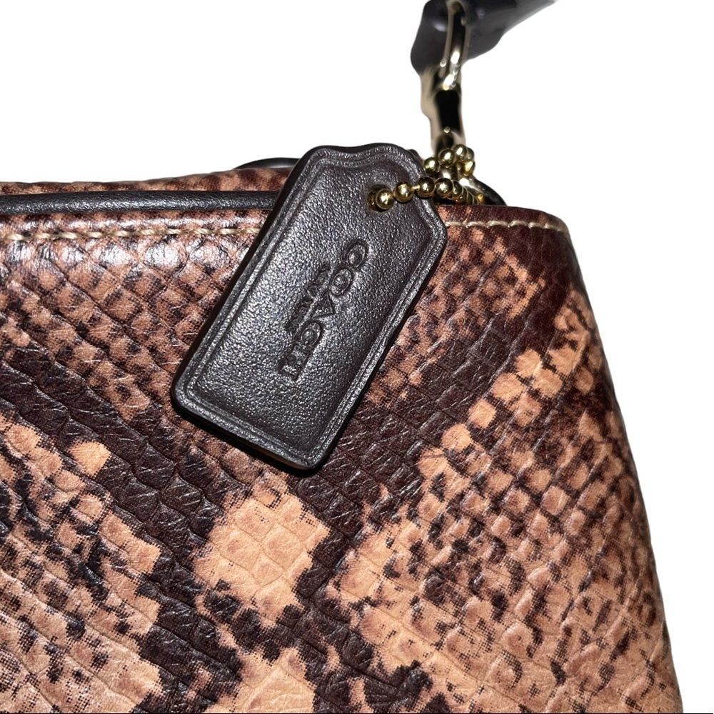 Authentic Coach Snakeskin Mini Ruby Crossbody - image 4